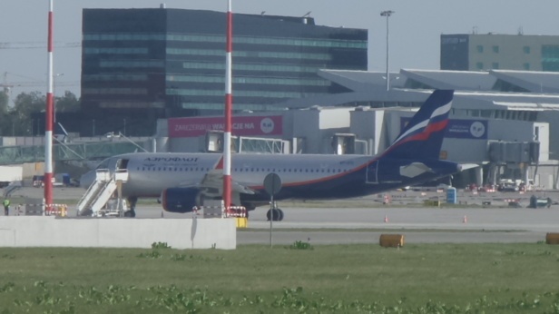 Российский самолёт столкнулся с польским в Варшаве