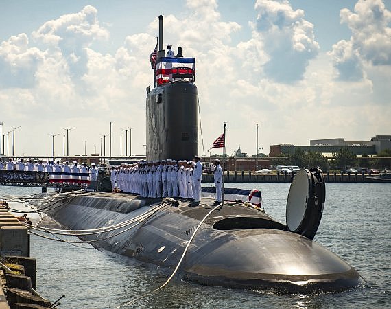 ВМС США получили 12-ю атомную подлодку класса «Вирджиния»