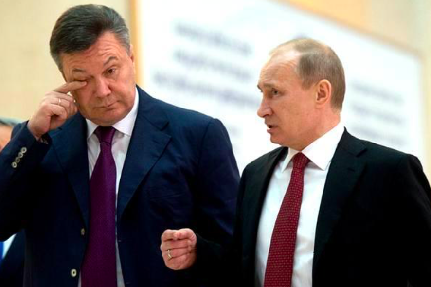 фото - Янукович и Путин