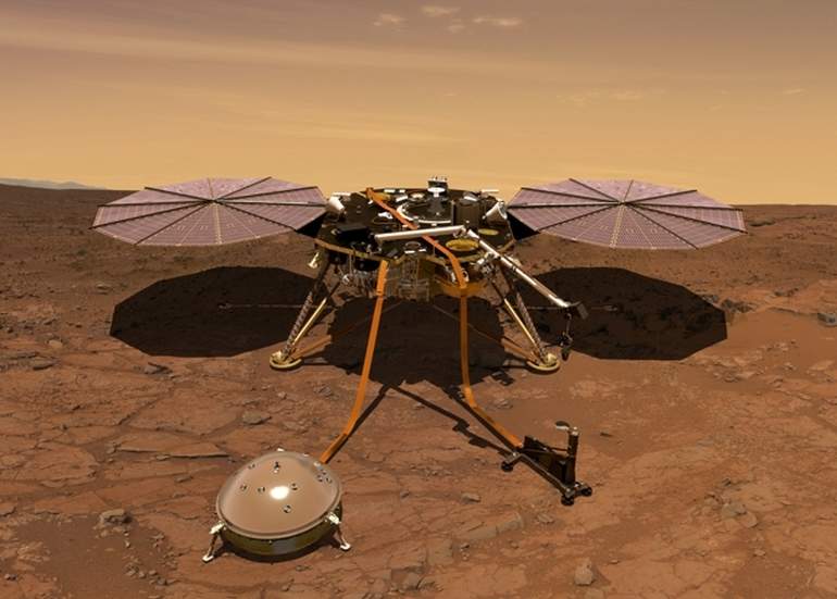 Звуки Марса: зонд InSight прислал аудио с поверхности Красной планеты