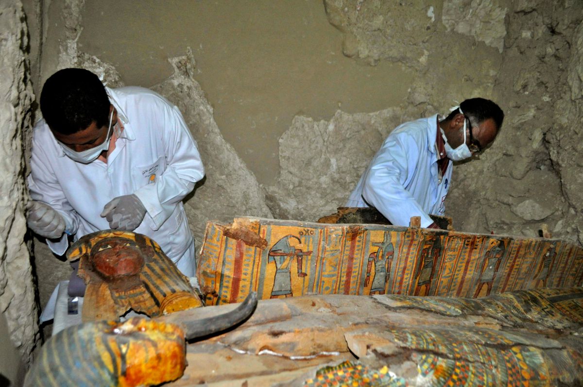 В Египте найдена гробница с древними мумиями, которым по 3,5 тысяч лет