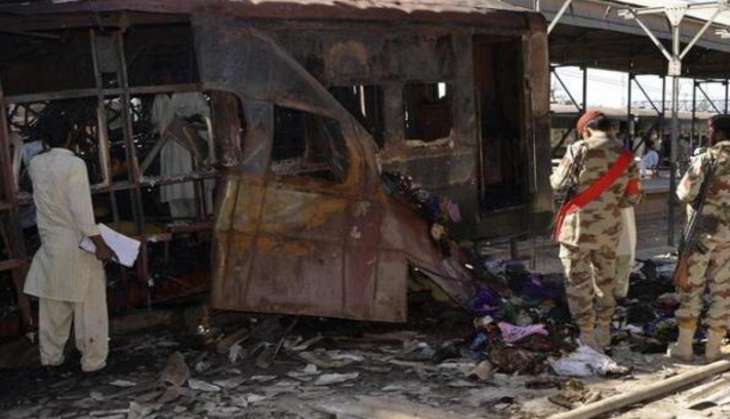 Взрыв в поезде в Пакистане