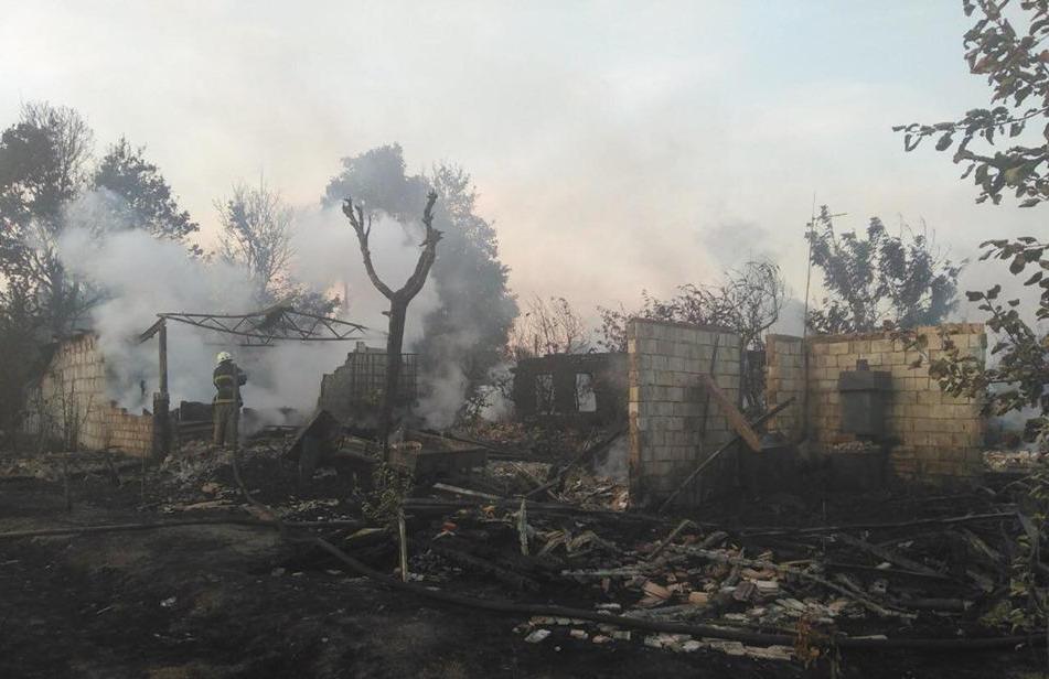 Фото - под Киевом произошел масштабный пожар