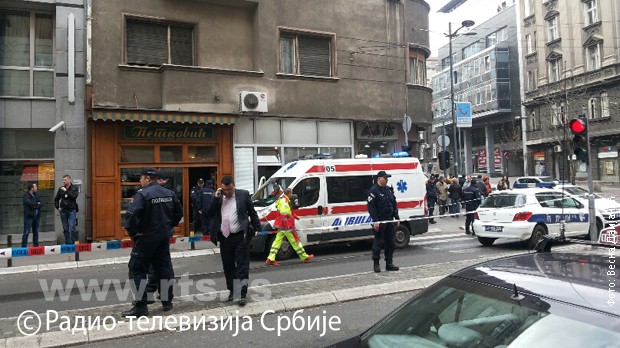 Взрыв в Белграде