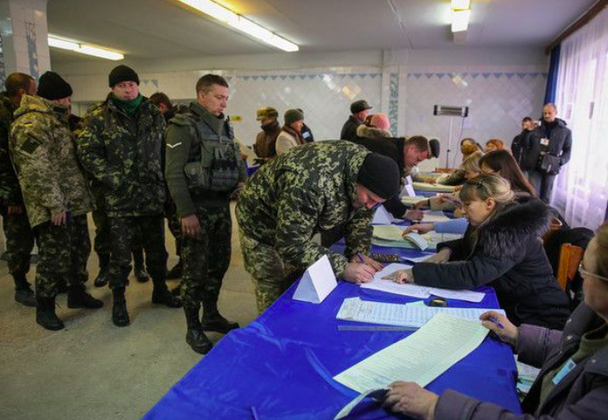 фото - Результаты выборов среди военных