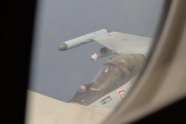 фото - видео перехвата Су-35 и Poseidon P-8A