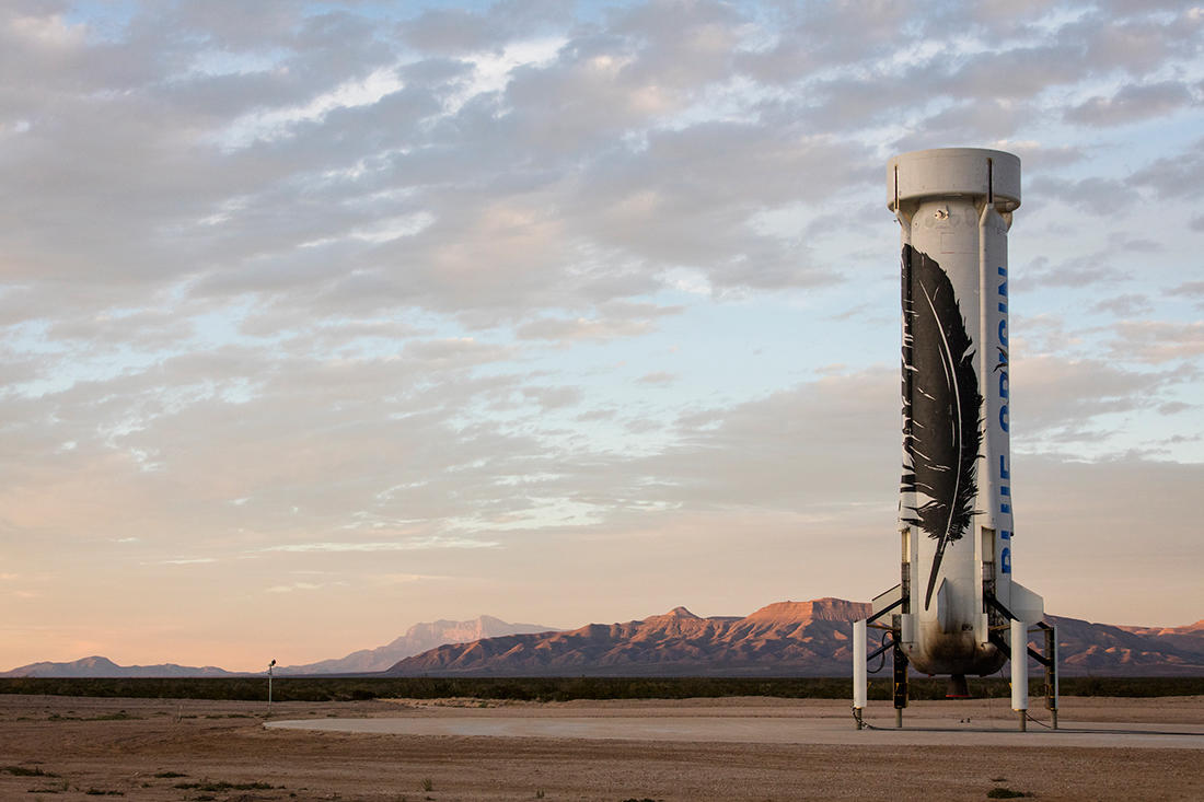 Blue Origin осуществила успешную вертикальную посадку суборбитального корабля