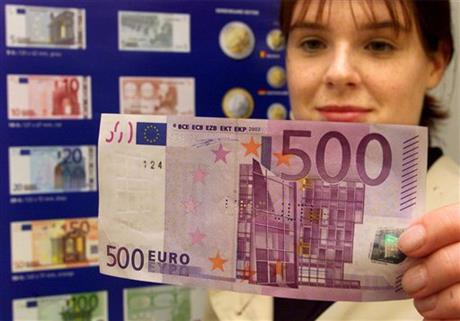 В ЕС не будут печатать банкноты номиналом в €500 