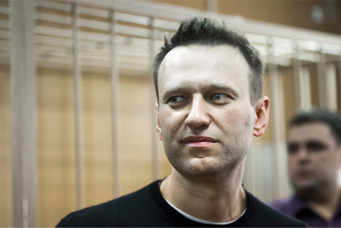 На фото Алексей Навальный