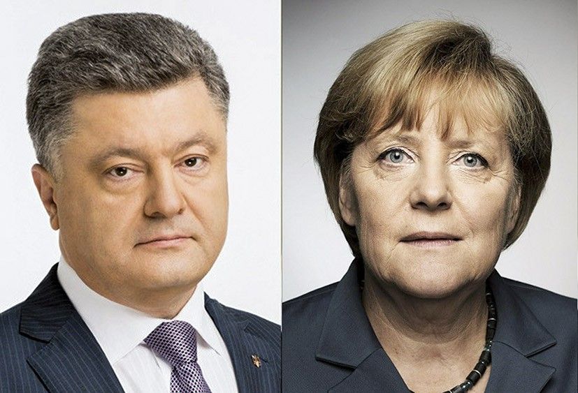 Меркель до встречи с Макроном и Путиным звонила Порошенко