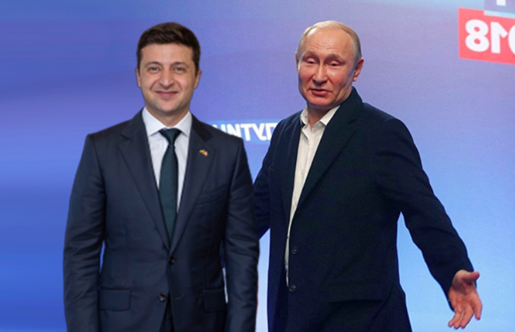 фото - встреча Зеленского и Путина