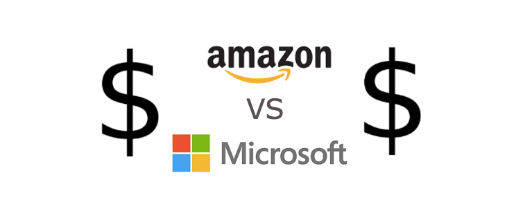 Фото: Amazon vs Microsoft