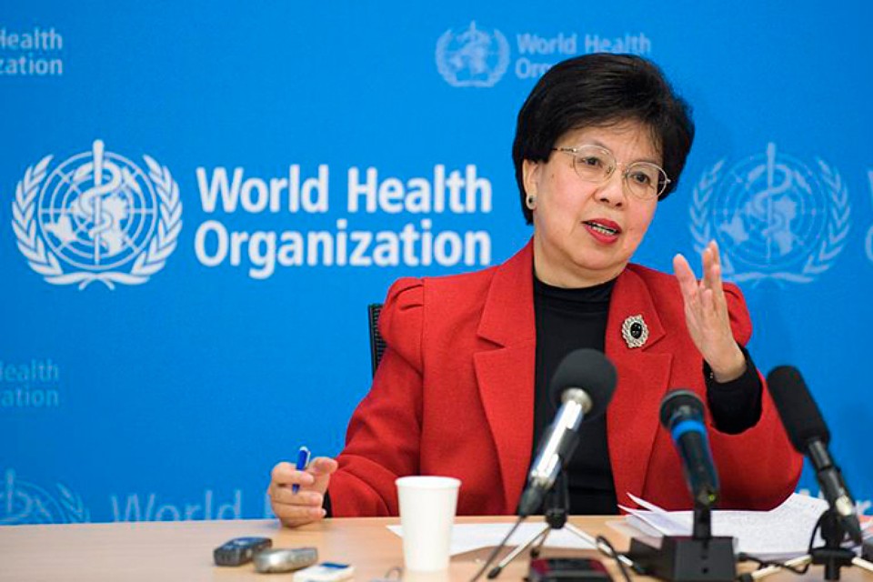 Глава Всемирной организации здравоохранения (ВОЗ) Маргарет Чен