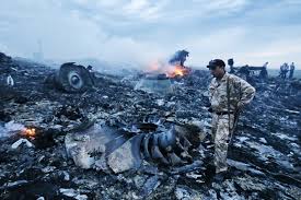 Фото - место крушения Боинга MH17
