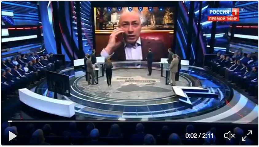Дмитрий Гордон позвонил на прямой эфир "России-1" и заставил всех замолчать (видео)