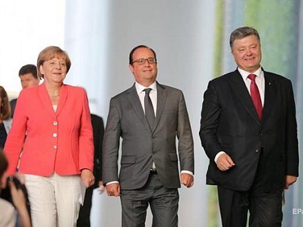 Меркель объяснила с какой целью приглашала Порошенко в Берлин