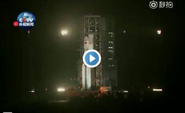 Китай запустил первый грузовой космический корабль (видео)