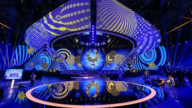 На фото  - главная сцена Евровидения 2017