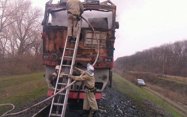 Поезд «Одесса-Киев» загорелся в Черкасской области