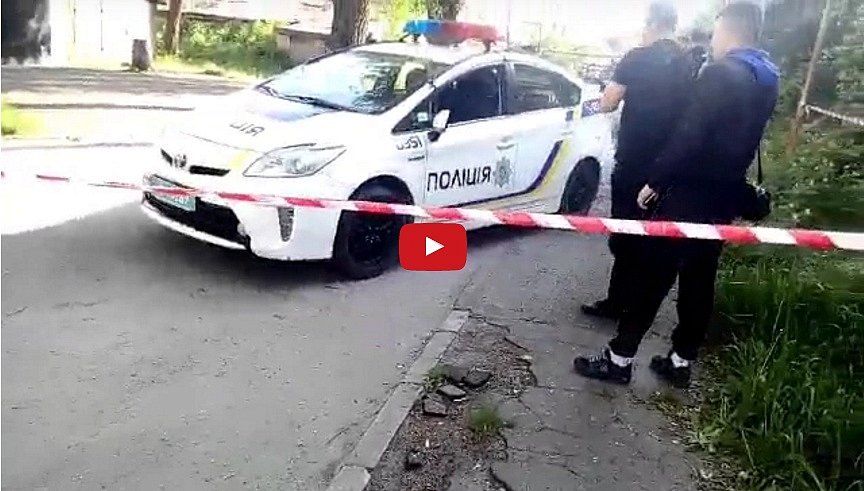 Запорожские полицейские сбили девушку (видео)