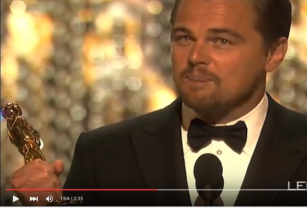 Видео как Ди Каприо получил Оскар 2016