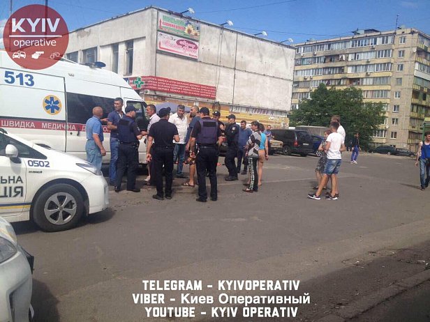 В Киеве на рынке «ребята из АТО» столкнулись с продавцами, произошла перестрелка
