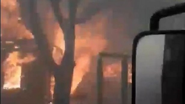 Появилось оперативное видео тушения масштабных пожаров под Житомиром 