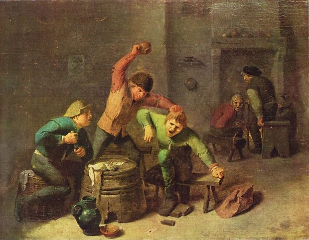 Адриан Брауэр, «Драка», 1630-1640