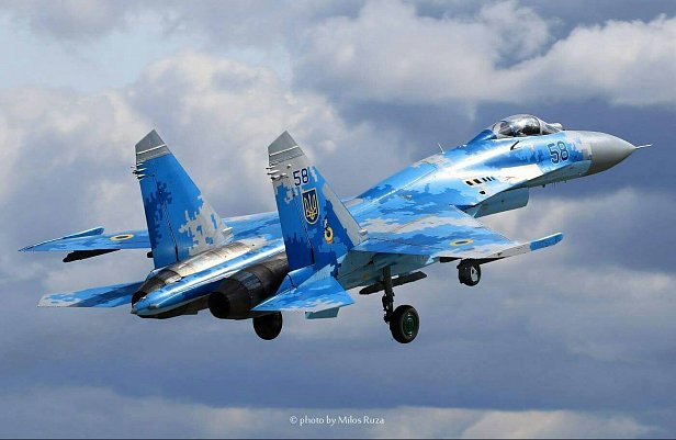 На фото истребитель ВВС Украины
