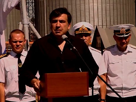 Саакашвили: штаб ВМС будет располагаться в Одессе