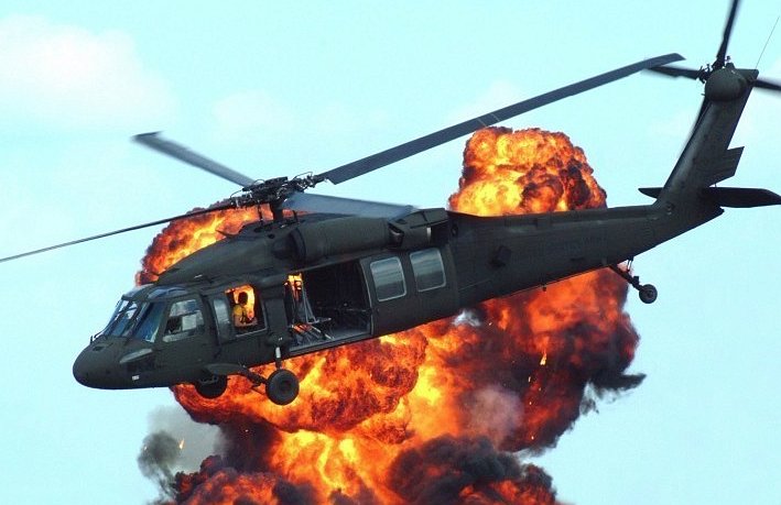 СРОЧНО: Два военных вертолёта столкнулись в небе над столицей