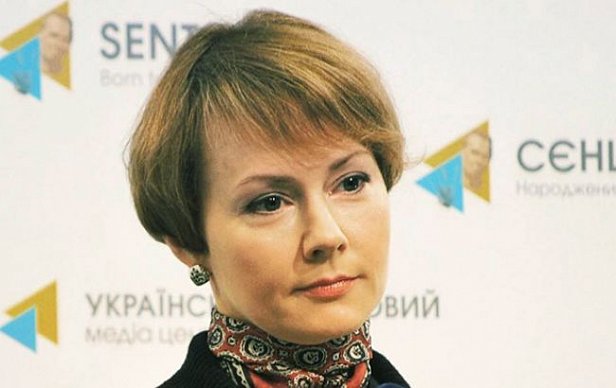 На фото заместитель министра иностранных дел Украины Елена Зеркаль