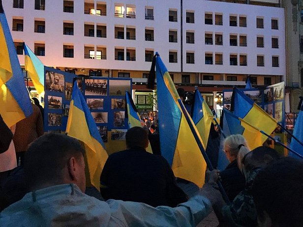 Поминовение украинских патриотов в Одессе