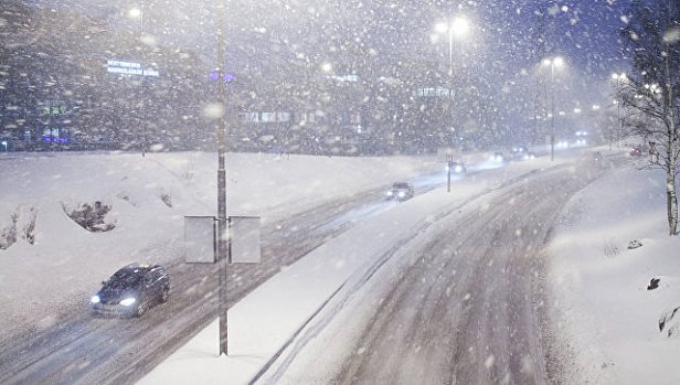 На Киев надвигается снегопад