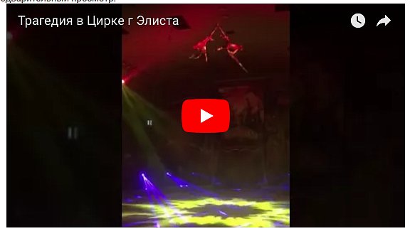 Трагедия в цирке: В России во время выступления сорвался акробат (видео падения)