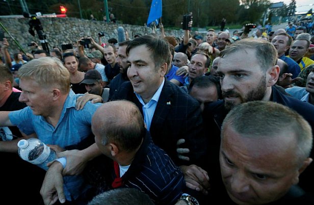 Саакашвили рассказал о планах после прорыва границы