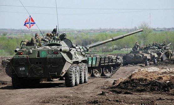 В Луганске террористы сосредоточили 200 единиц техники