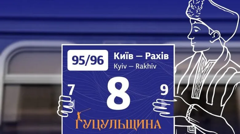 Поезд Киев – Рахов стал флагманским: что это значит
