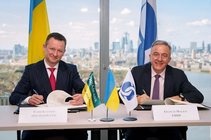 Український держбанк та ЄБРР запускають механізм розподілу ризиків на €510 млн для українського бізнесу.